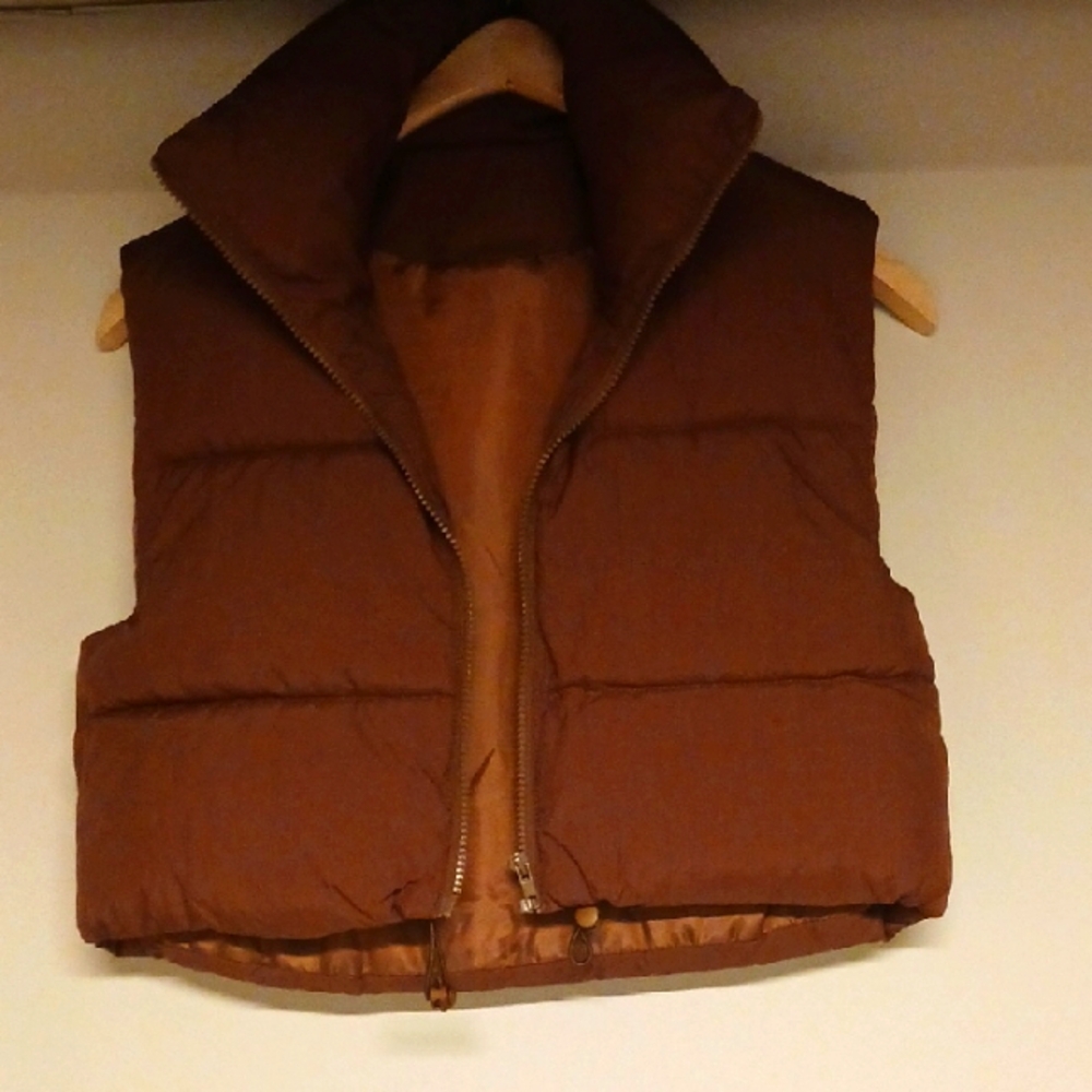 Brown Puffer Vest